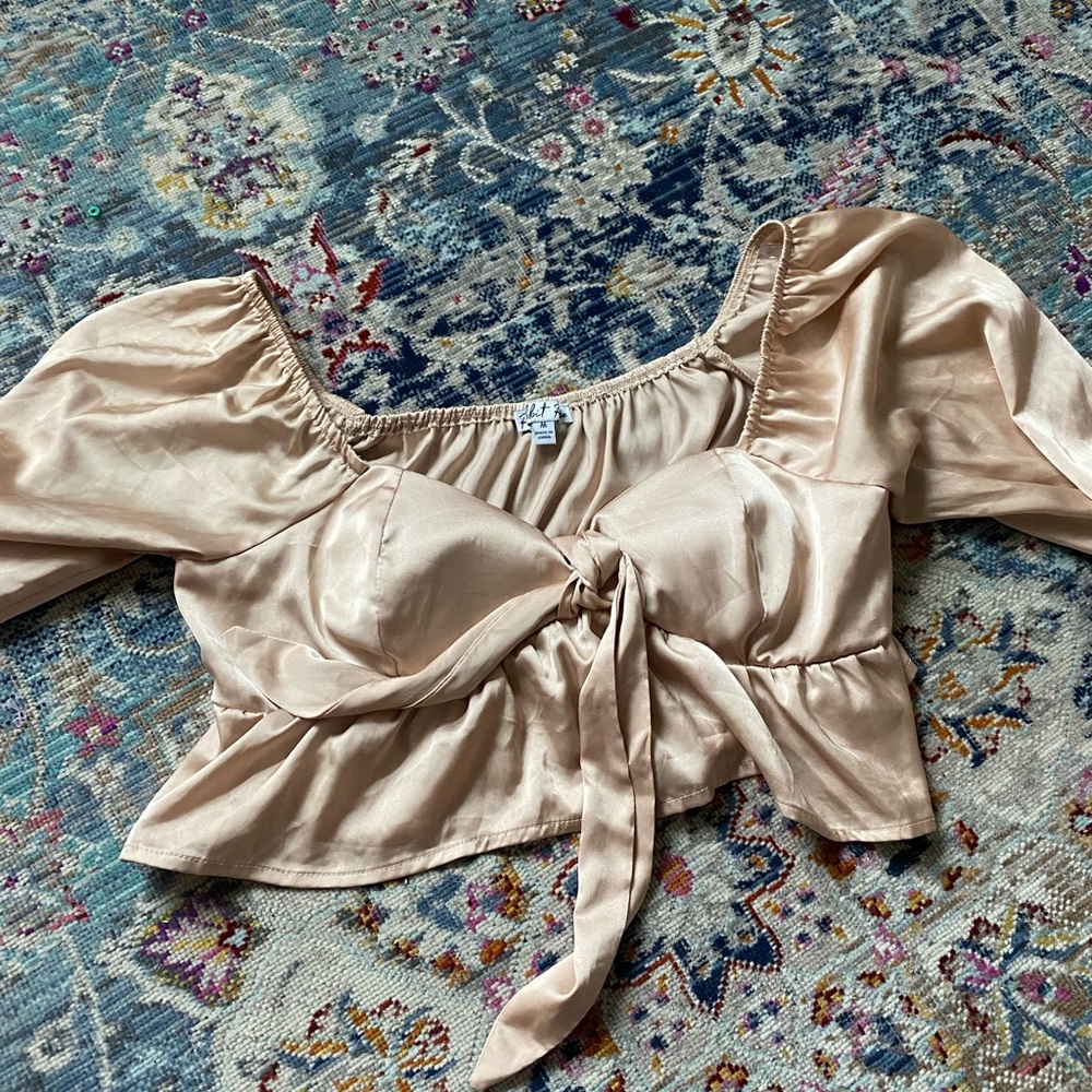 Silk Long Sleeve Top